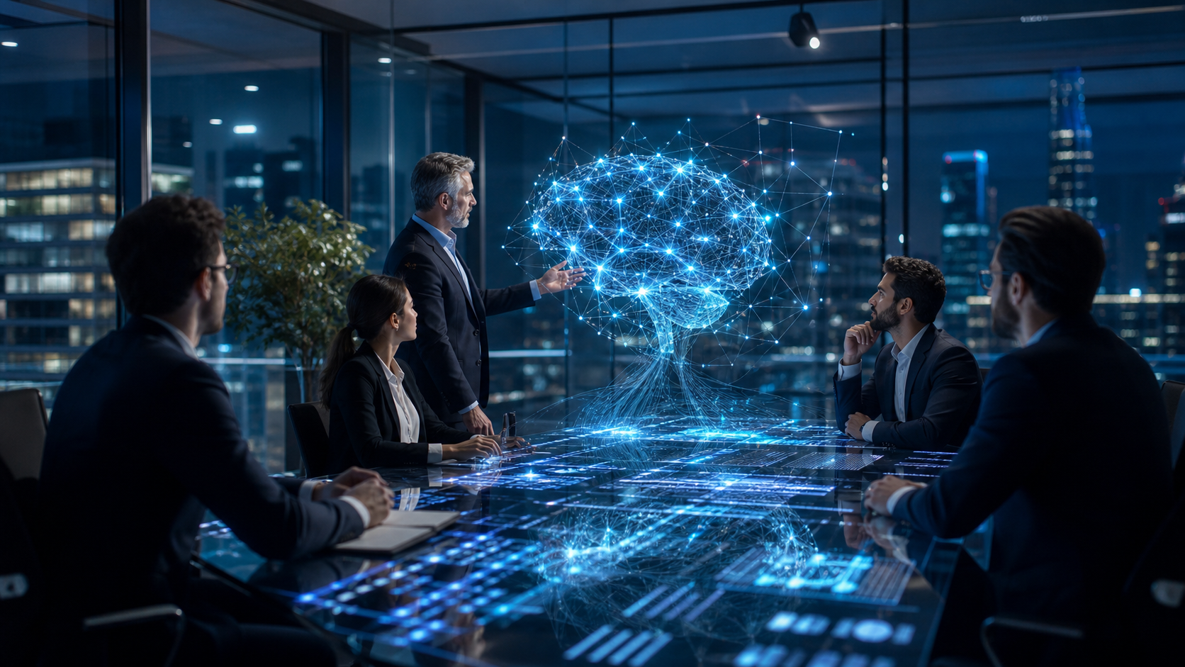 Como las grandes empresas crean ventaja competitiva con IA