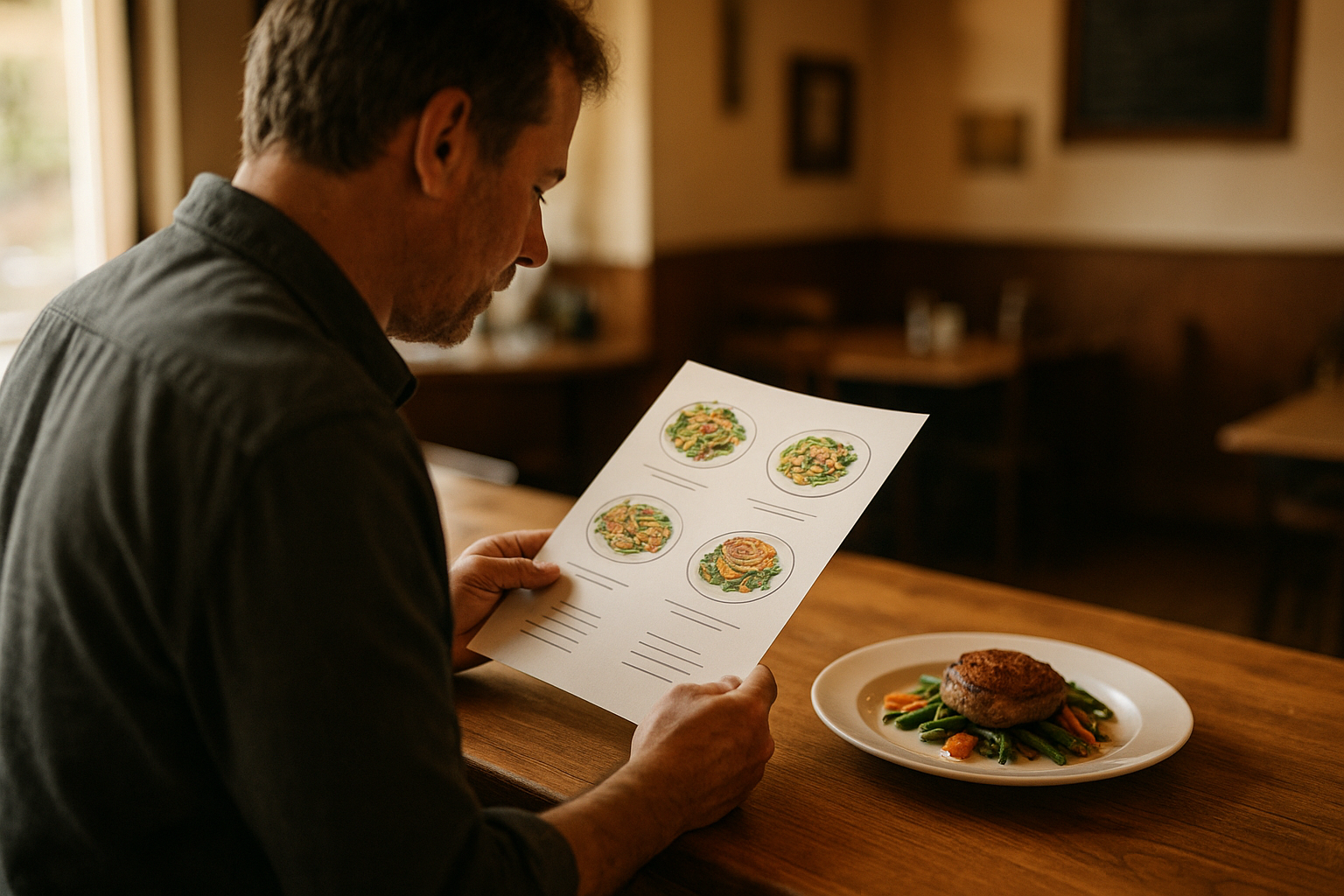 Los menus con IA generan rechazo por comida irreal