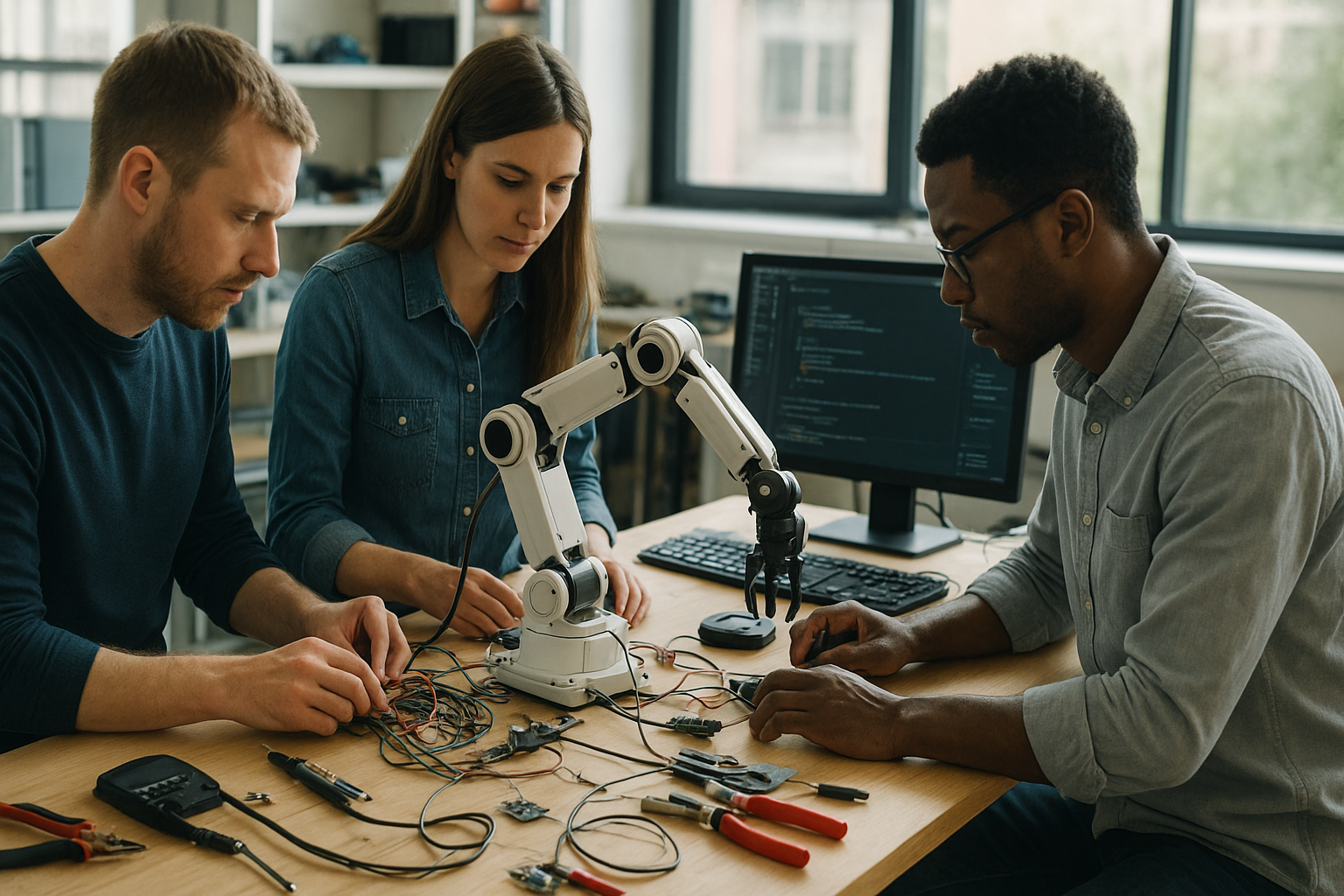 Un venture studio capta 100 millones para IA fisica